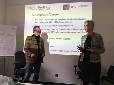 Aus dem Nähkästchen : Interim Profis und Rau Interim