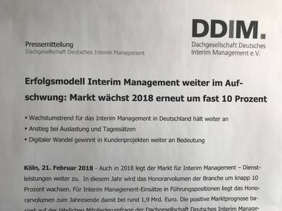 Interim im Aufschwung